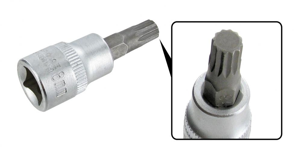 XZN Steckschlüssel 8 mm, 3/8" Antrieb für VW Oldtimer